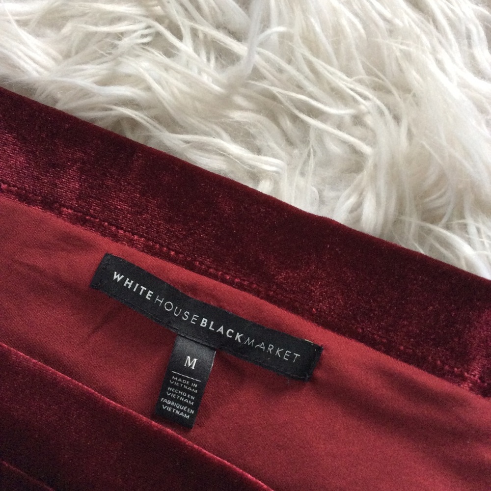 WHBM Off-Shoulder Velvet Top - Picture 7 of 7